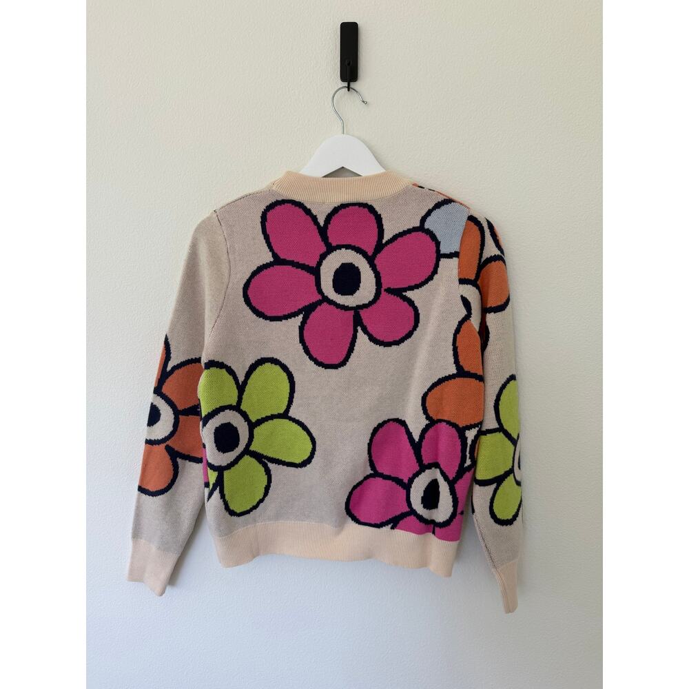 THML Floral Multi-Color Retro Sweater Size XS - Picture 8 of 9